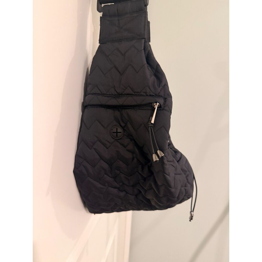 Top Paw Black Quilted Packable Pet Sling Carrier for Small Dogs up to 12 lb